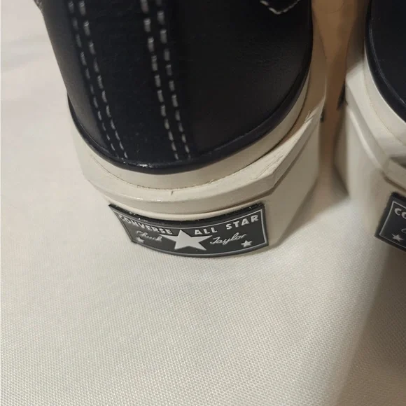 Chuck 70 De Luxe Squared A06435C Size 5.5 M 7.5 W black / egret - Picture 6 of 11